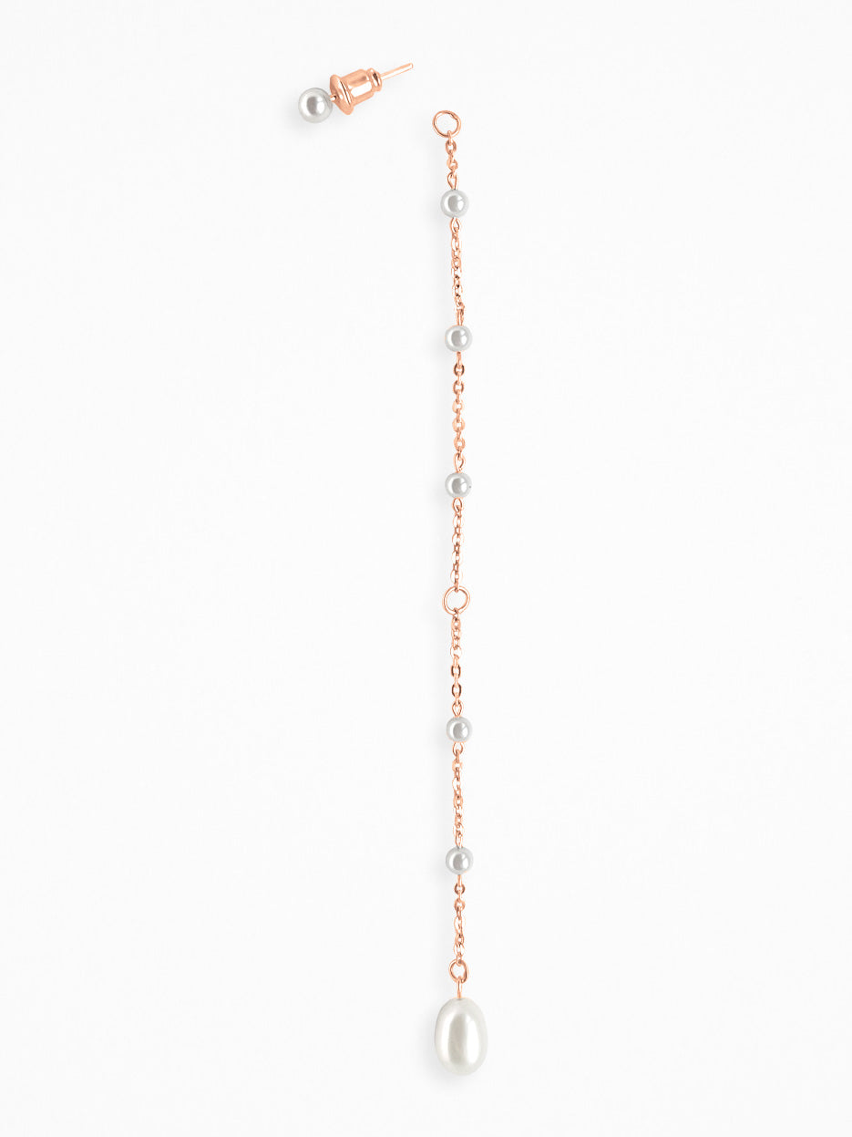 "PEARLESCENT WHISPER" EAR SET VERMEIL