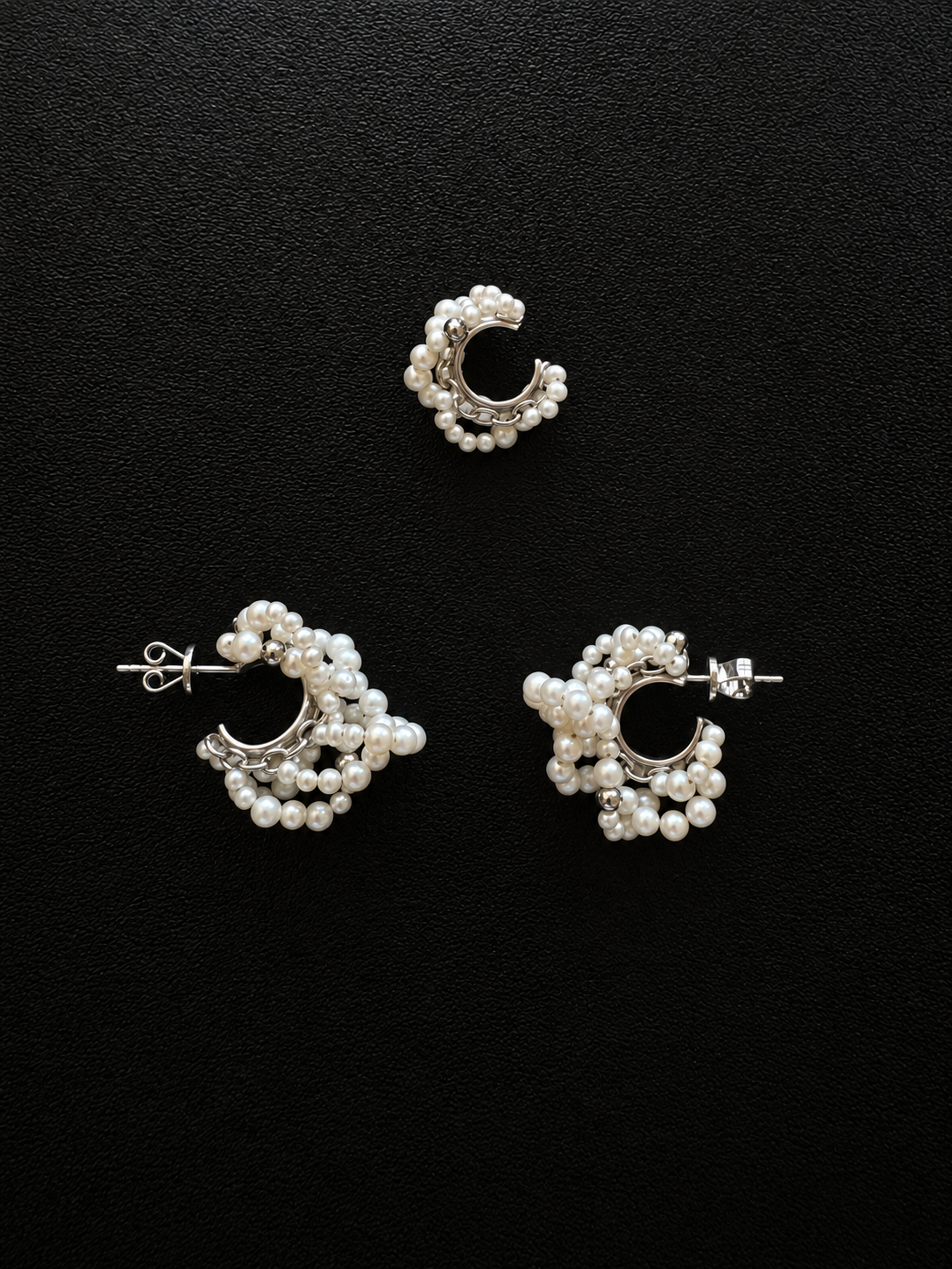 "NOUE" EAR SET SILVER
