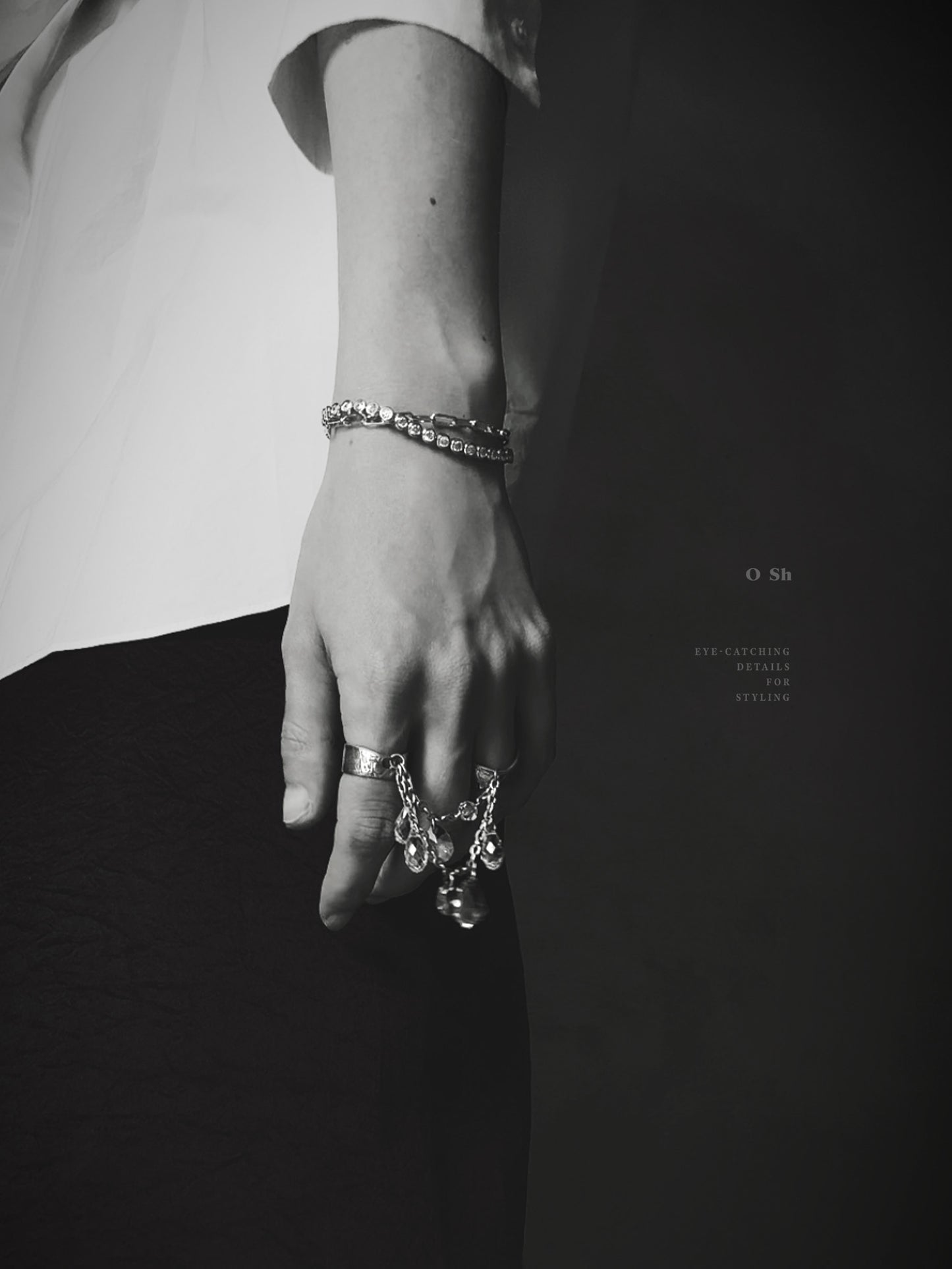 "PONT DE CRISTAL" RINGS VERMEIL
