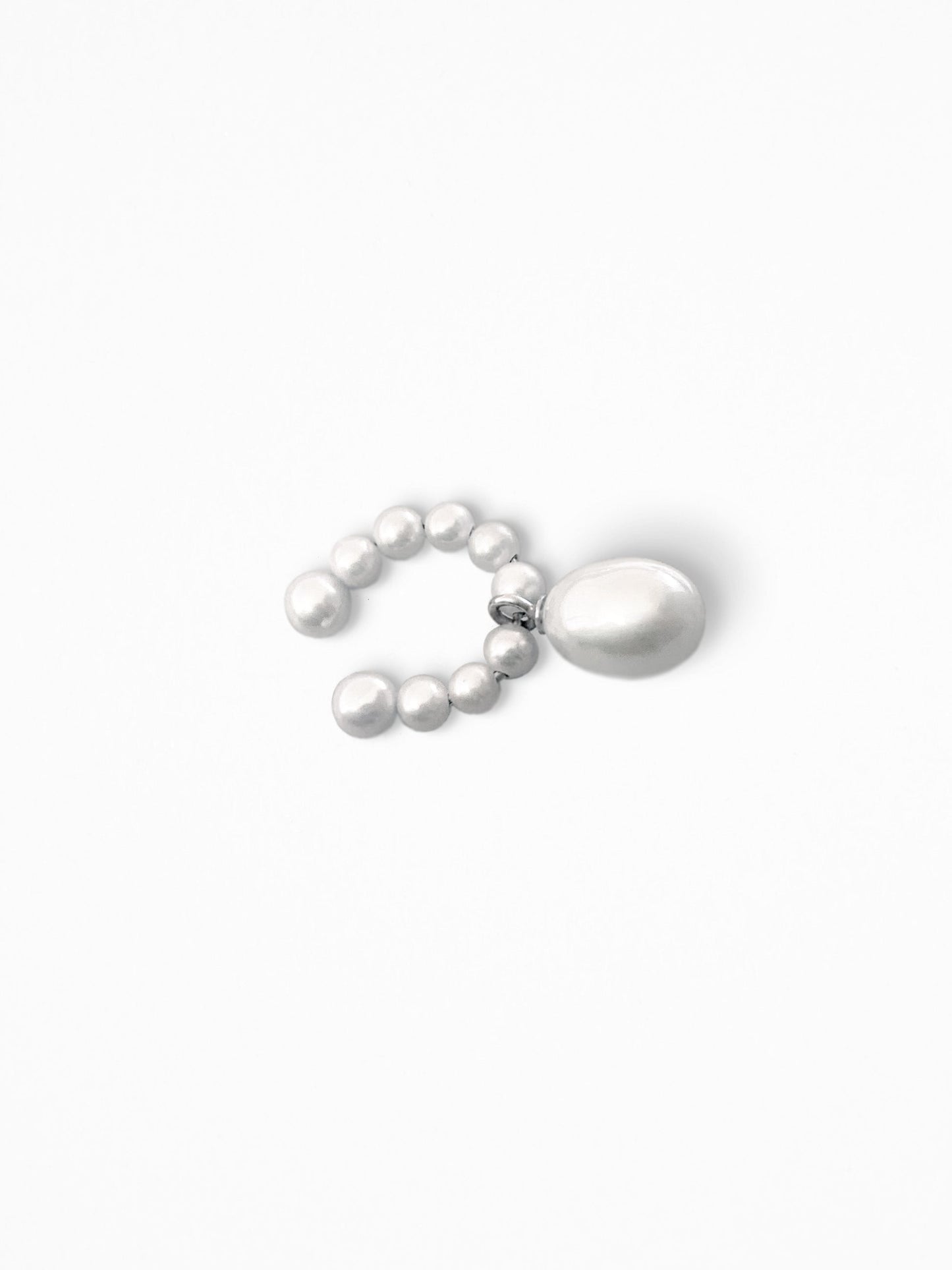 "MISTDROP" EAR CUFF SILVER