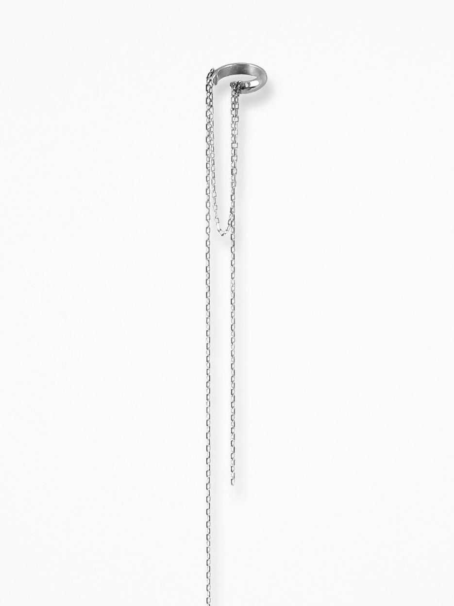 "U THIN" EAR CUFF SILVER