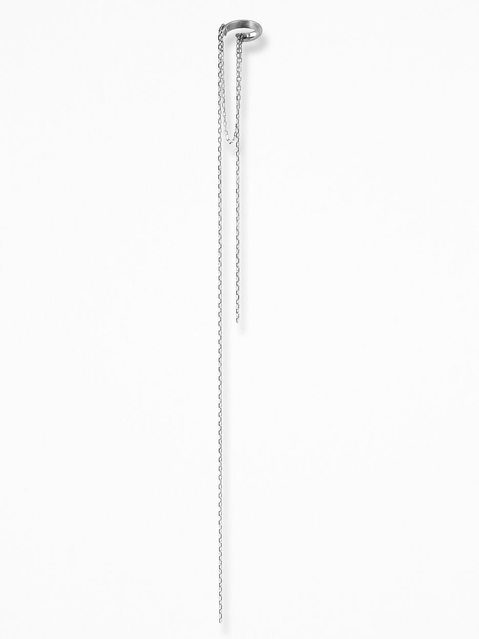 "U THIN" EAR CUFF SILVER