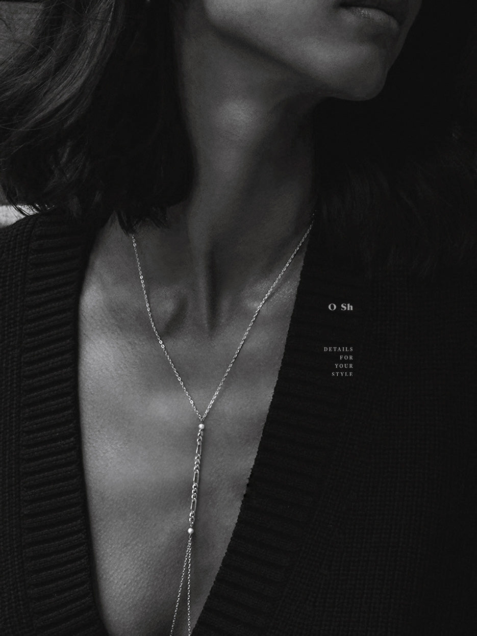 HARNESS BODY CHAIN SILVER