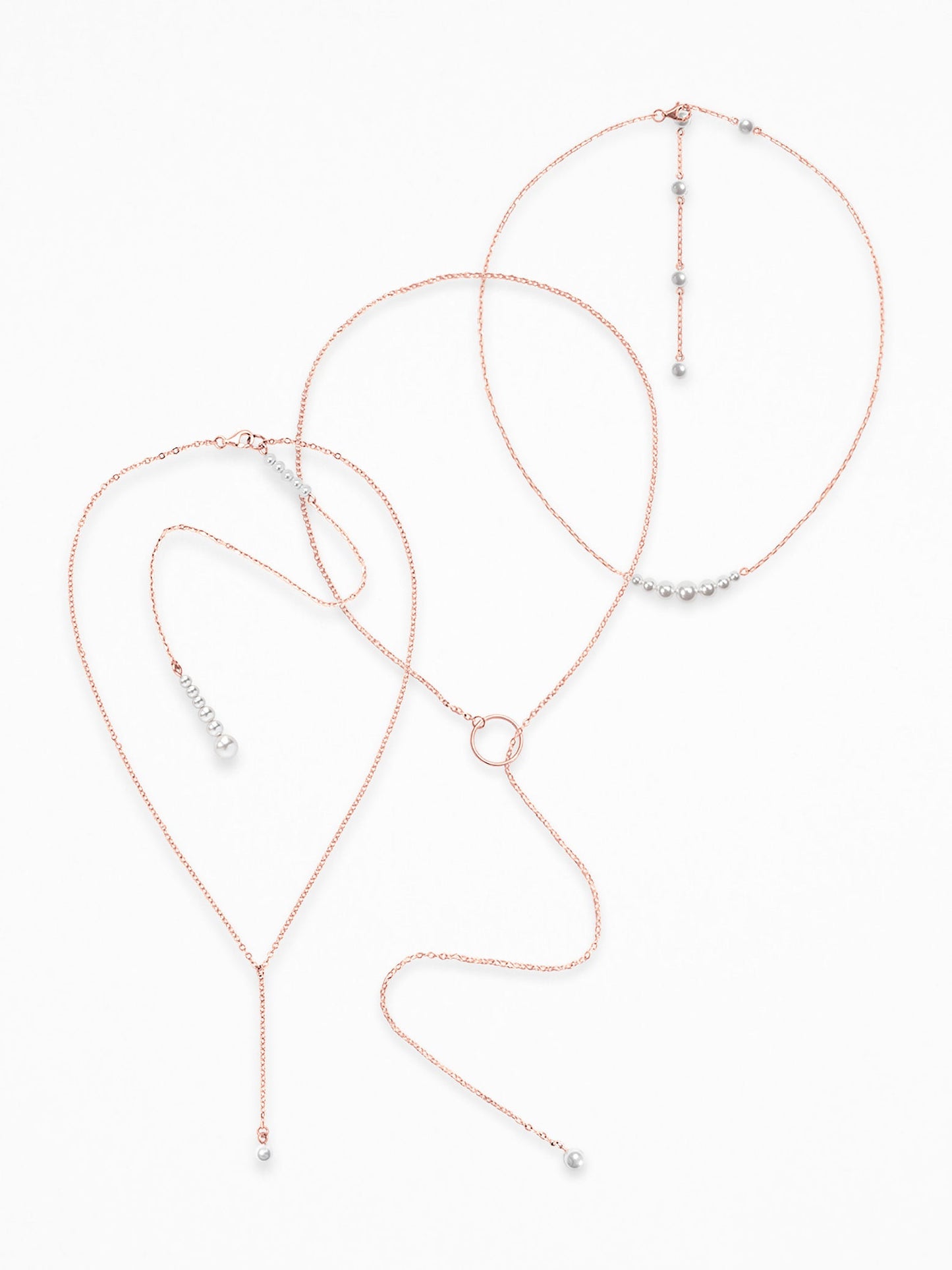 "SUIT NECK" SET VERMEIL