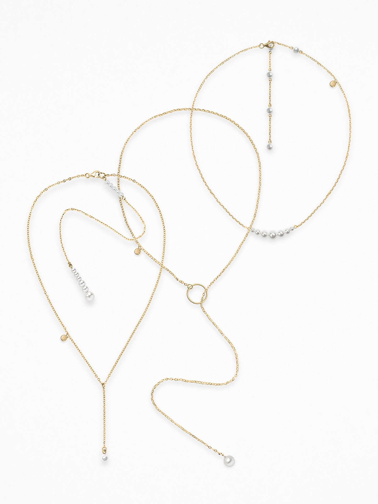 "SUIT NECK" SET VERMEIL