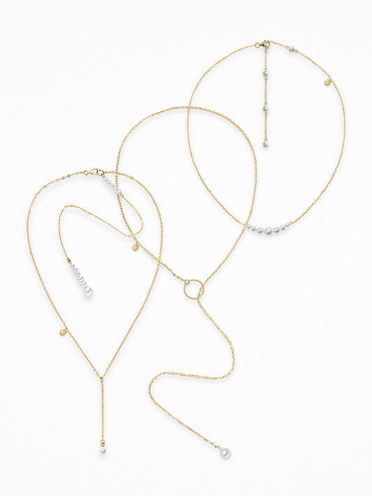 "SUIT NECK" SET VERMEIL