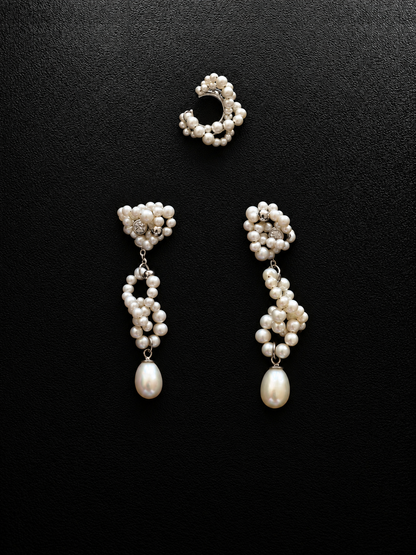 "TWINE" EAR SET SILVER
