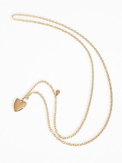 SILVER HEART NECKLACE