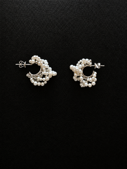 "NOUE" EARRINGS SILVER