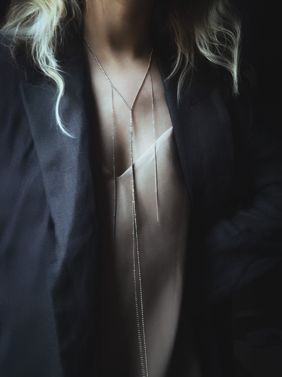 "LIENS" NECKLACE SILVER
