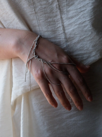 "TRESSÉ" BRACELET SILVER
