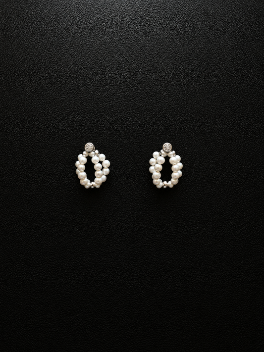 "TULLEE" EARRINGS SILVER