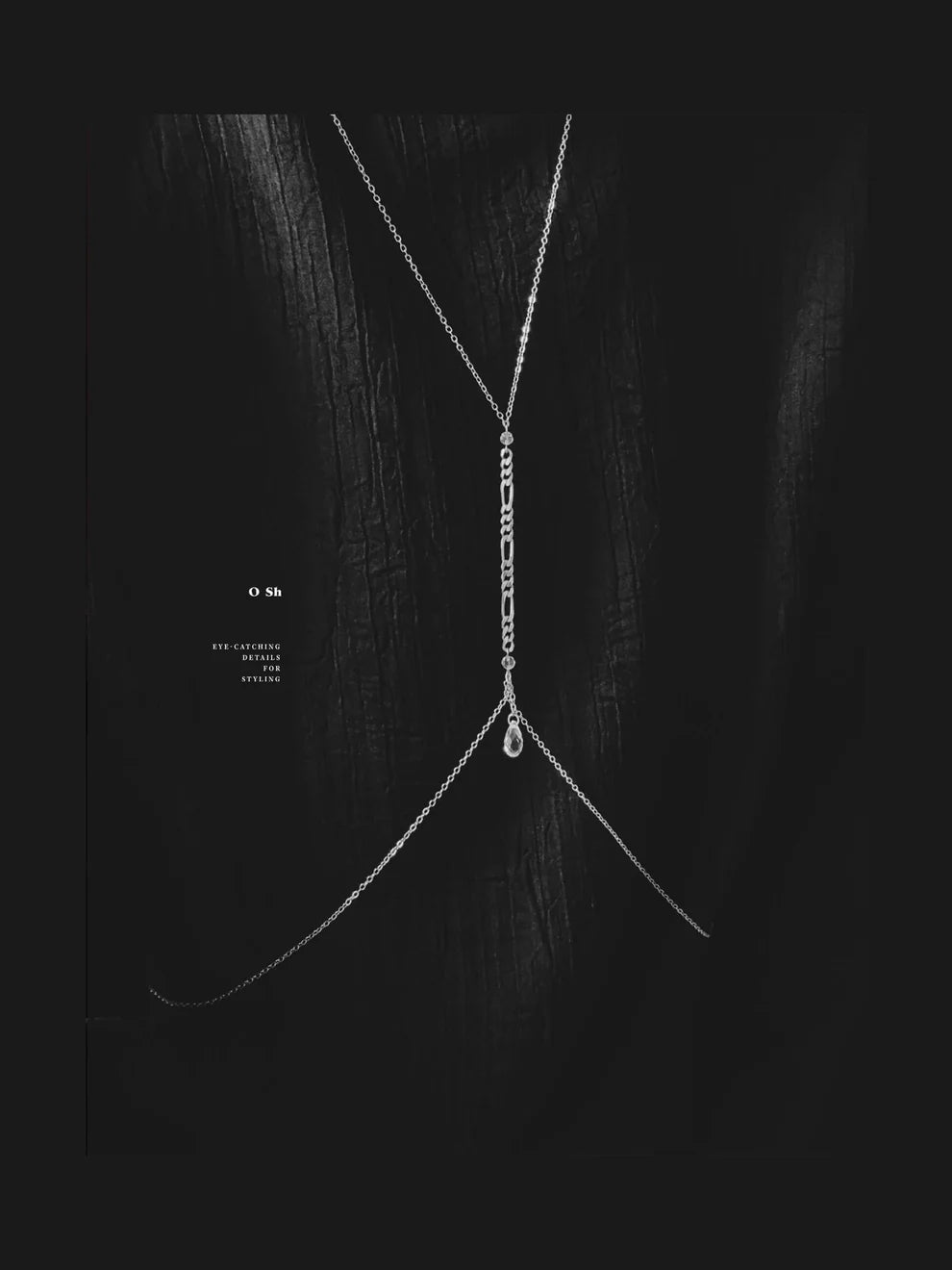 "HARNESS" BODY CHAIN VERMEIL