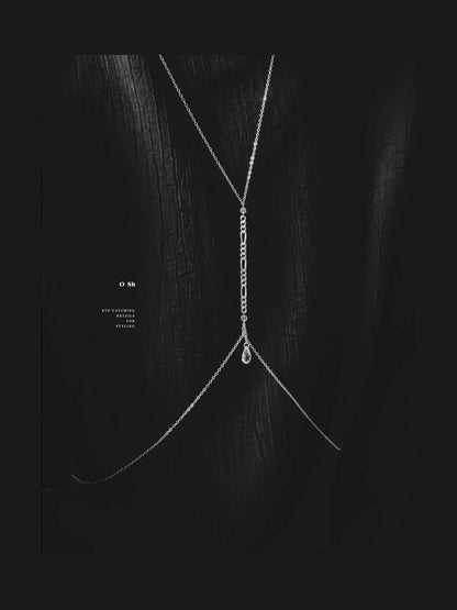 "HARNESS" BODY CHAIN VERMEIL
