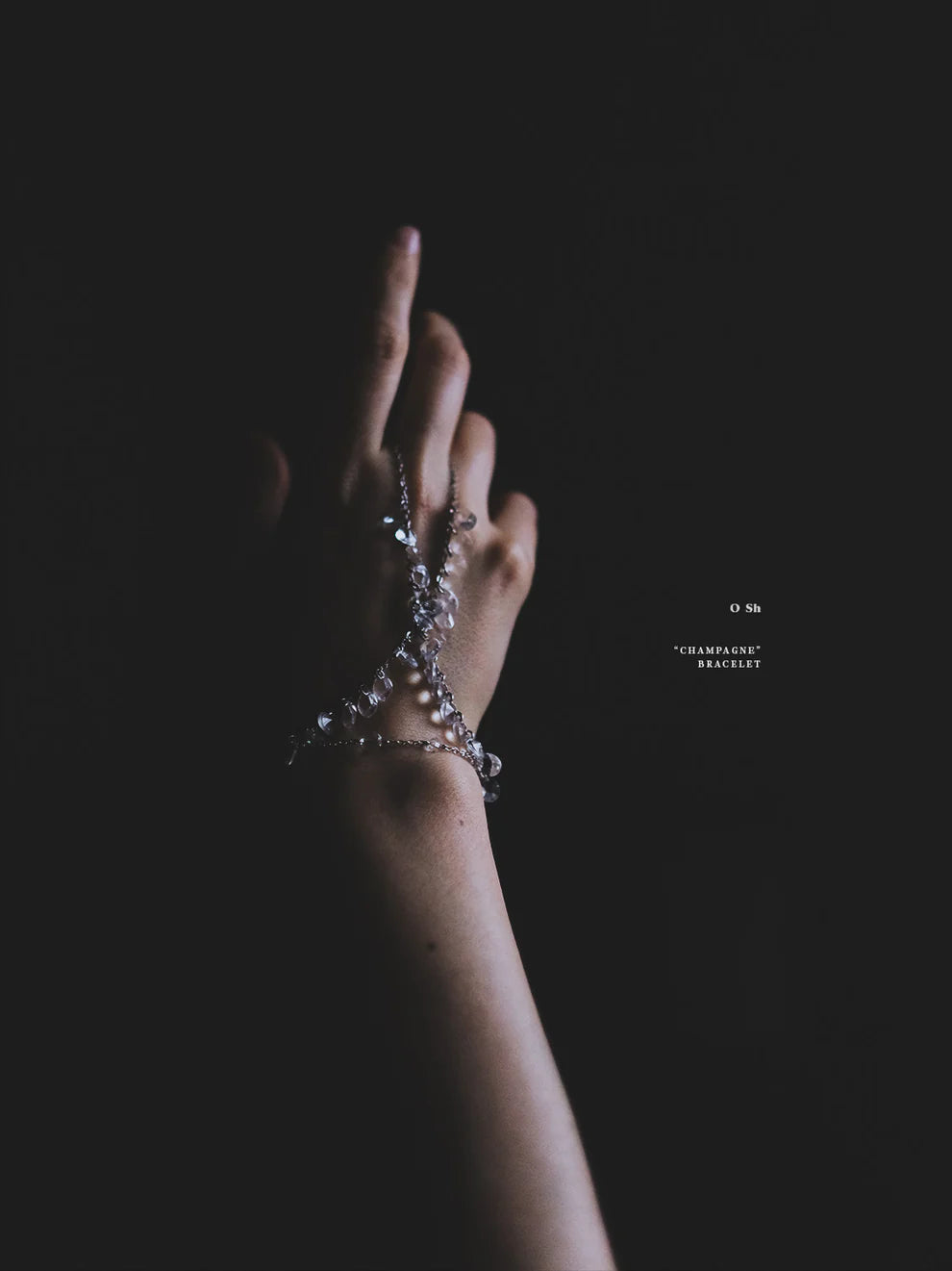 "CHAMPAGNE" BRACELET SILVER
