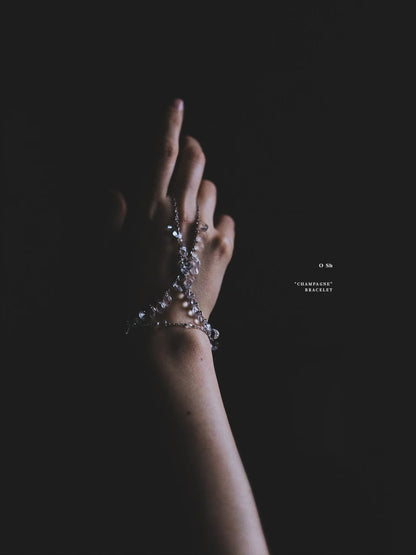 "CHAMPAGNE" BRACELET SILVER