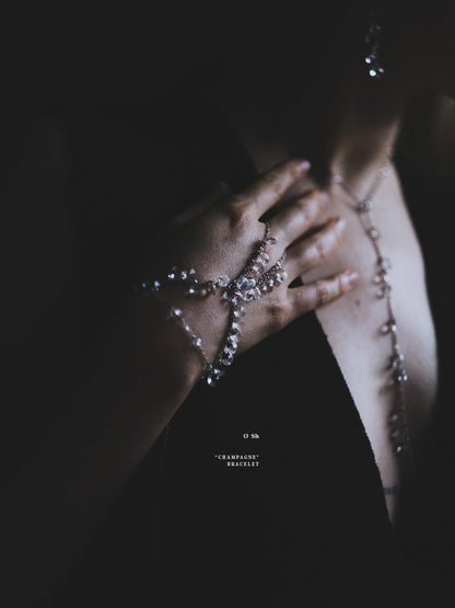 "CHAMPAGNE" BRACELET SILVER