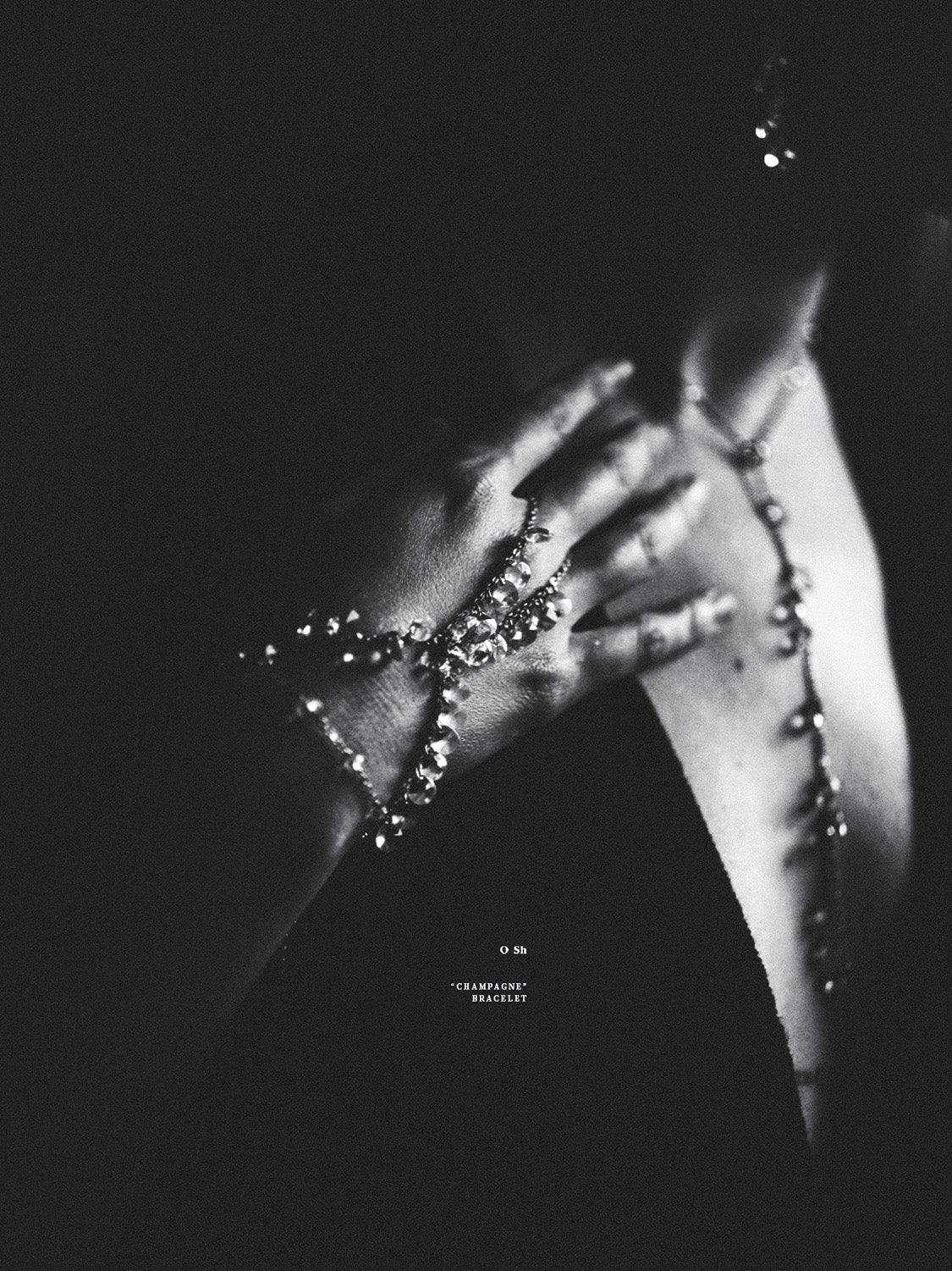 "CHAMPAGNE" BRACELET SILVER