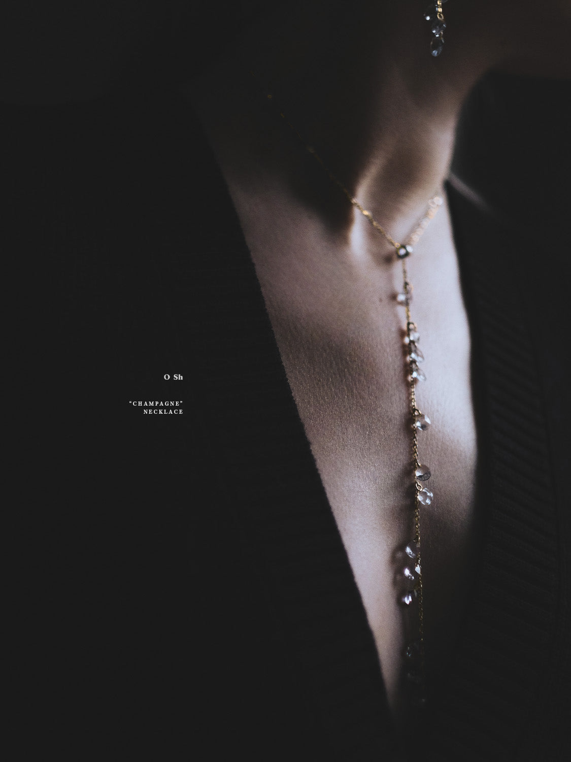 "CHAMPAGNE" NECKLACE/BRACELET VERMEIL