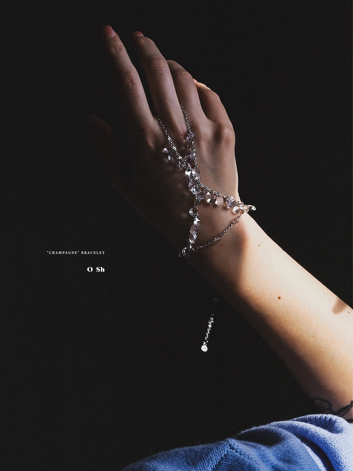 "CHAMPAGNE" BRACELET SILVER