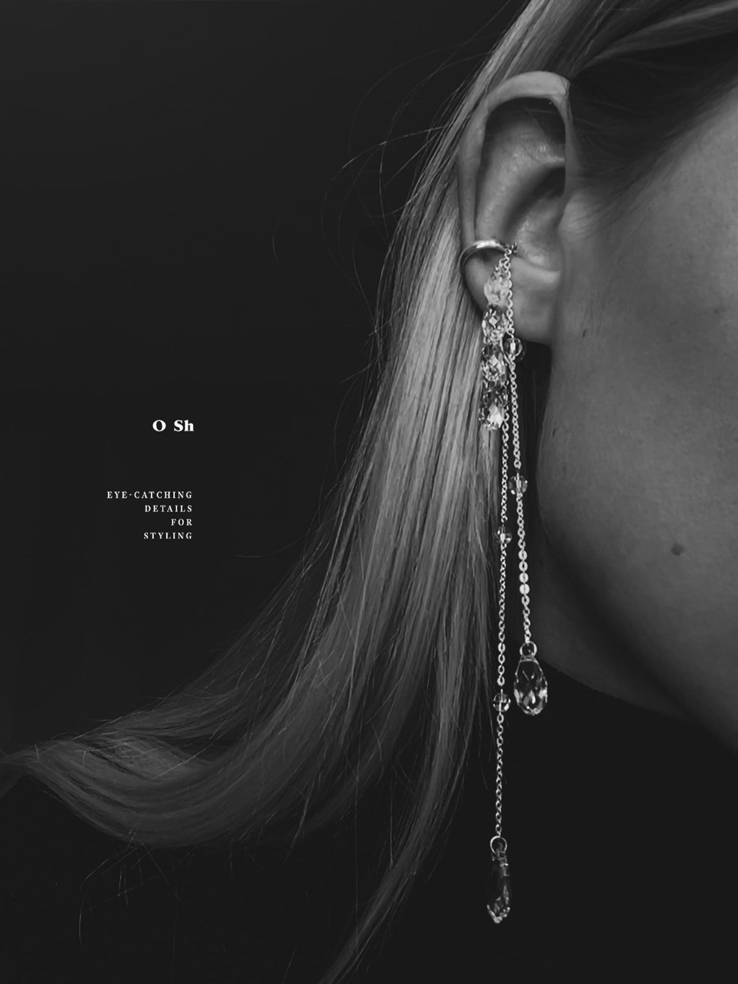 "U WET" EAR CUFF VERMEIL