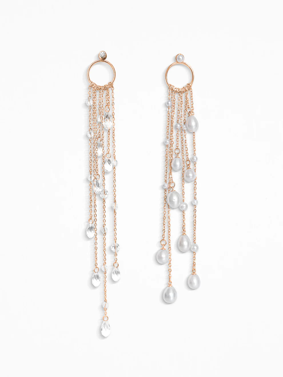 “DUO DE LARMES” EARRINGS SILVER