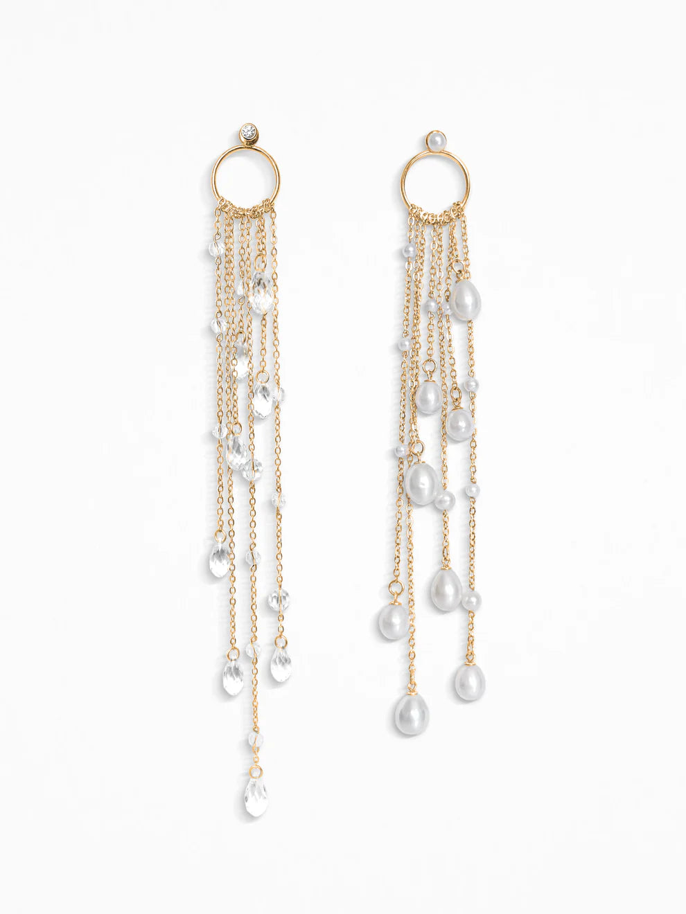 “DUO DE LARMES” EARRINGS SILVER