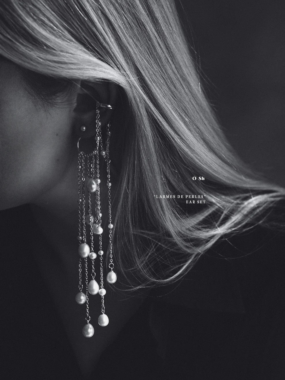 “DUO DE LARMES” EARRINGS SILVER