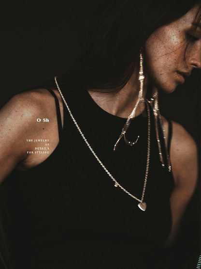 "RAIN EAR SET" VERMEIL