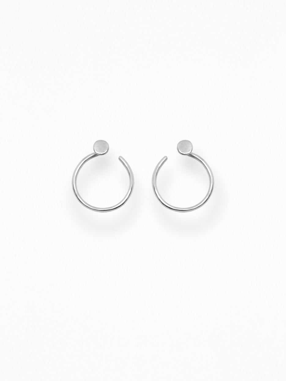 "EASY" EAR SET SILVER