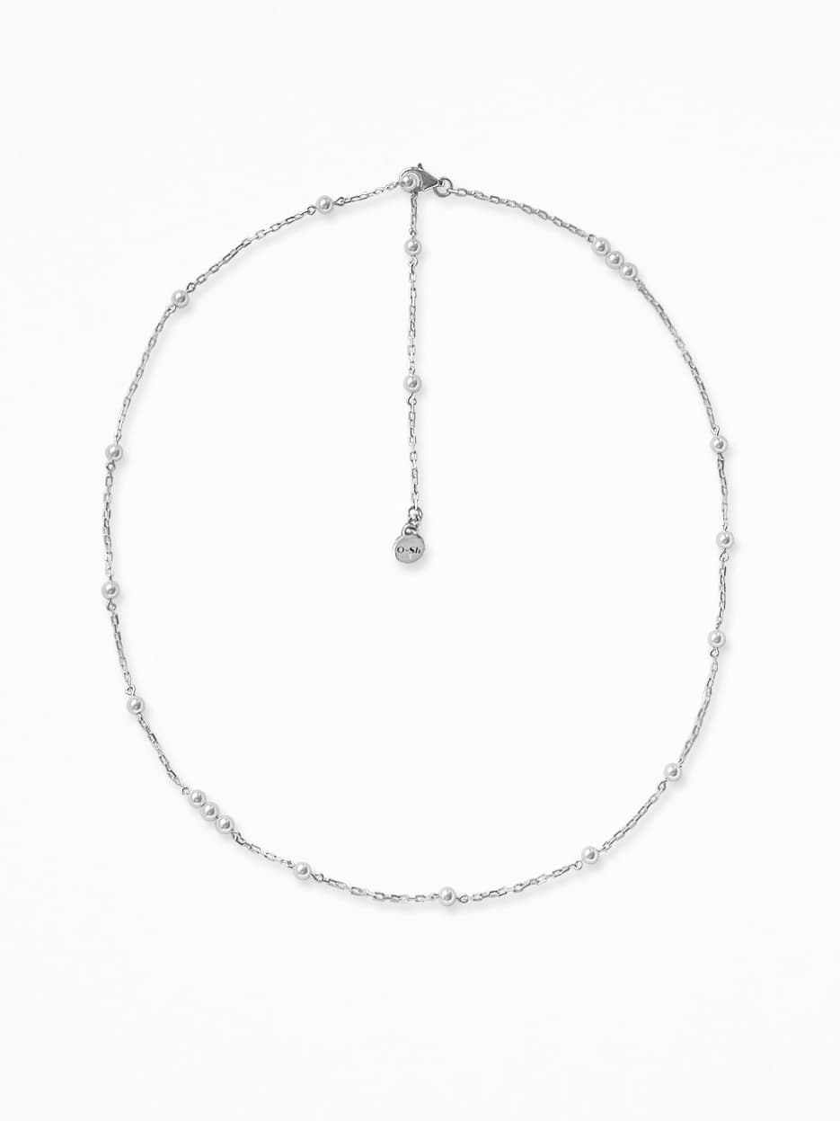 "ETHERA" NECK SET SILVER