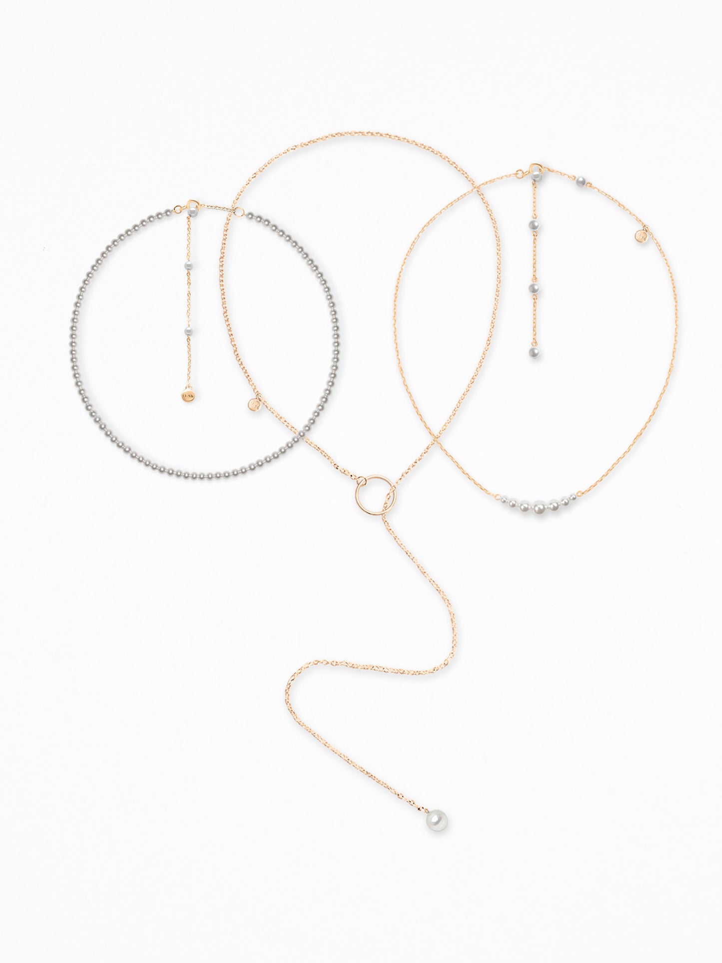 "TRINIQUE" NECK SET VERMEIL