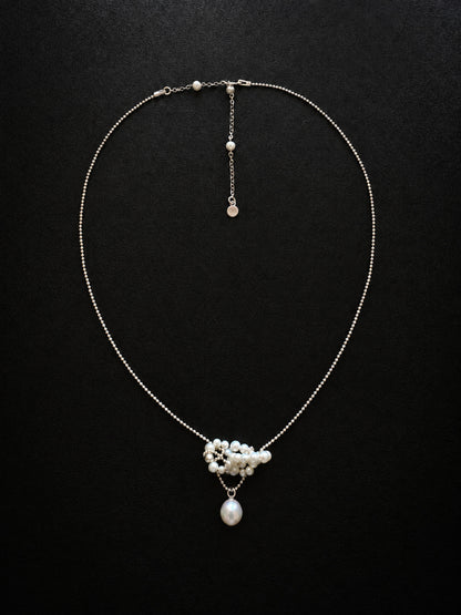 "TRESSA" NECKLACE SILVER