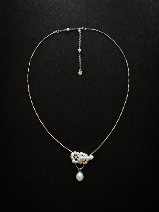 "TRESSA" NECKLACE SILVER