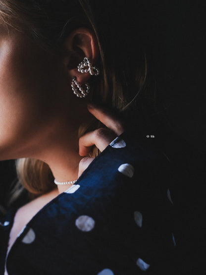 "NOUE" EAR CUFF SILVER