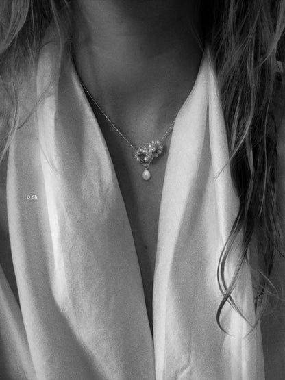 "TRESSA" NECKLACE SILVER