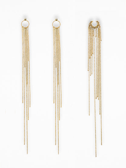 "RAIN EAR SET" VERMEIL