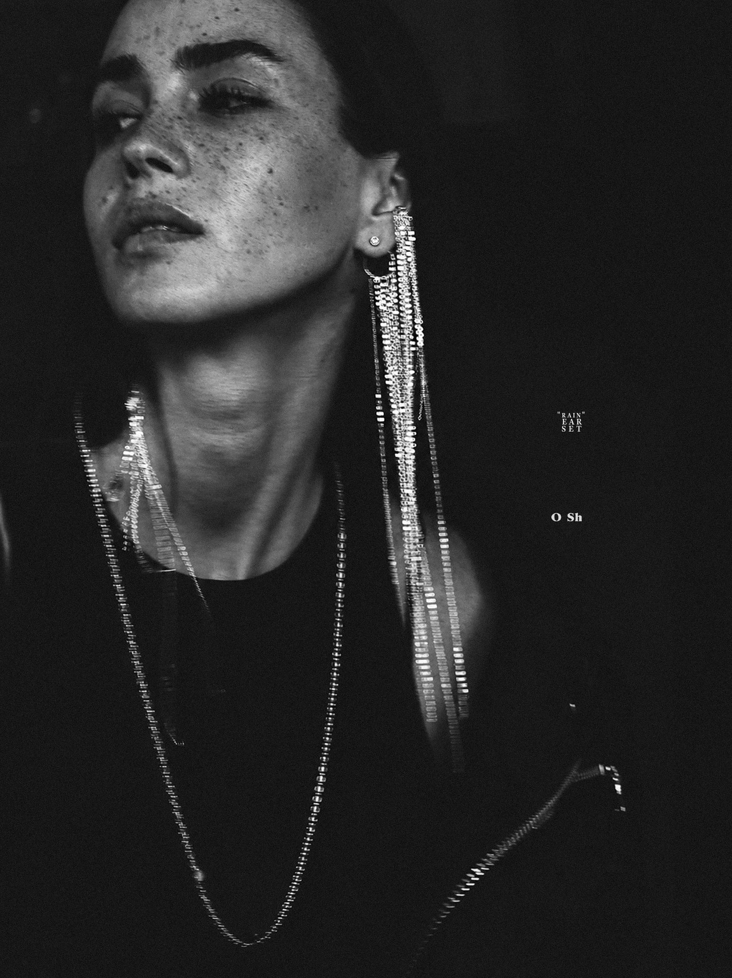 "RAIN EAR SET" SILVER