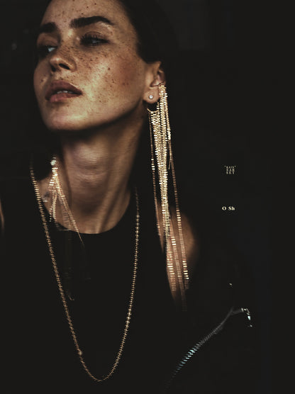 "RAIN EAR SET" VERMEIL