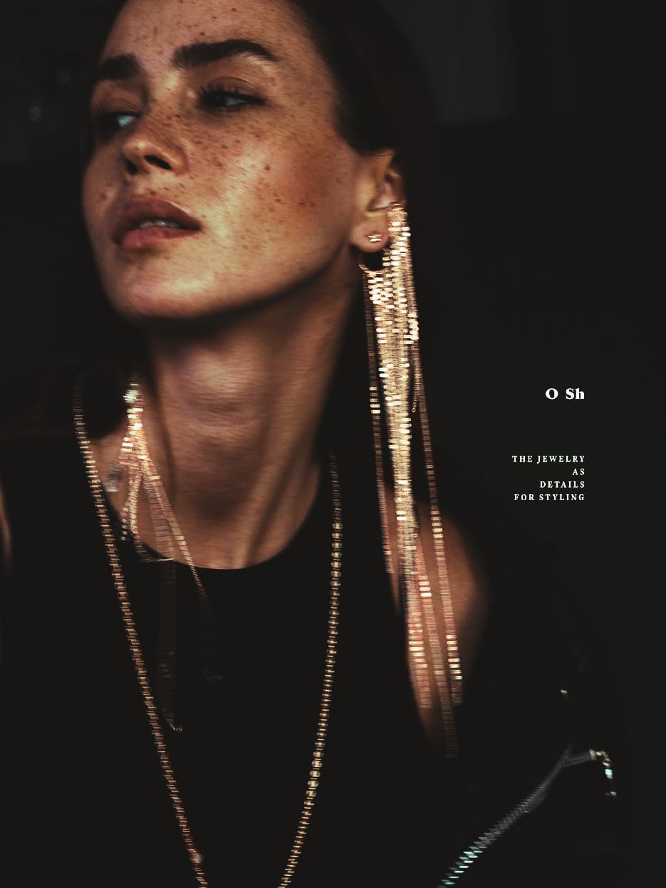 "RAINFALLIA" EAR SET VERMEIL