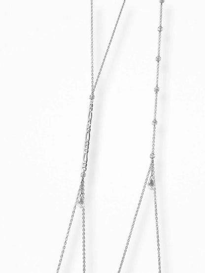 "HARNESS" BODY CHAIN SILVER
