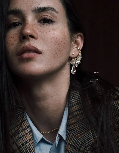 "STUNN" EARRINGS SILVER