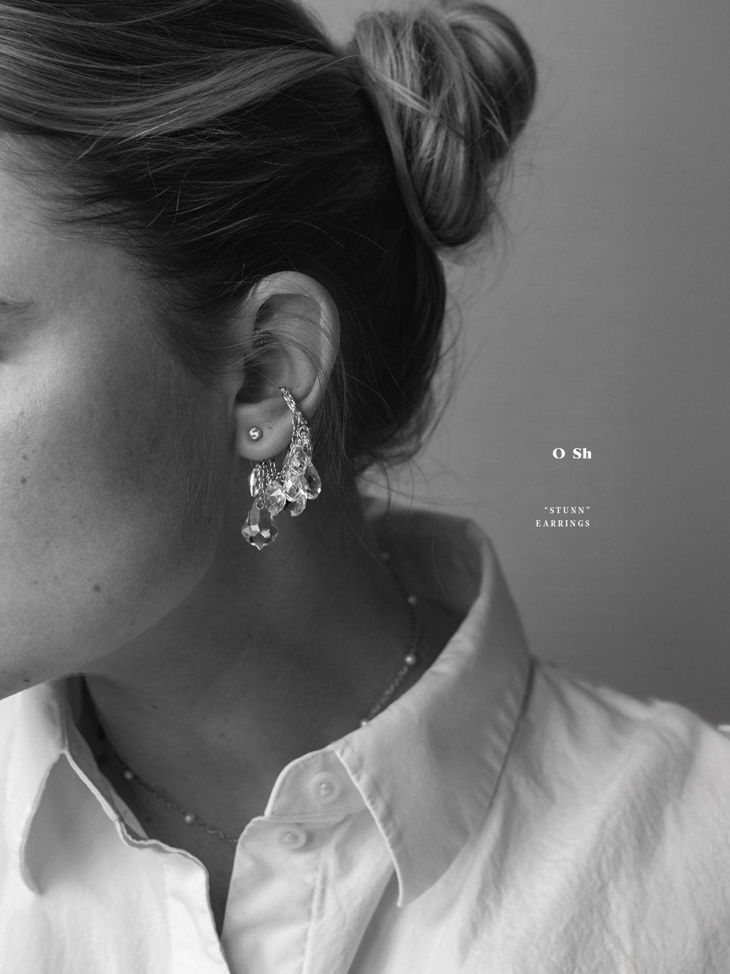 "STUNN" EARRINGS SILVER