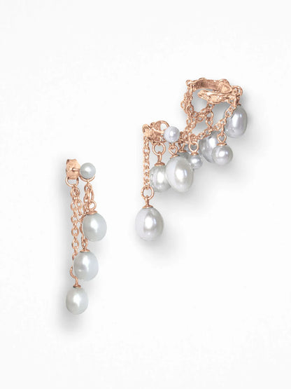 "TEAA" EARRINGS VERMEIL