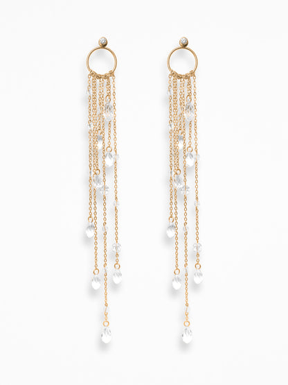 "LARMES DE GLACE" O-EARRINGS VERMEIL
