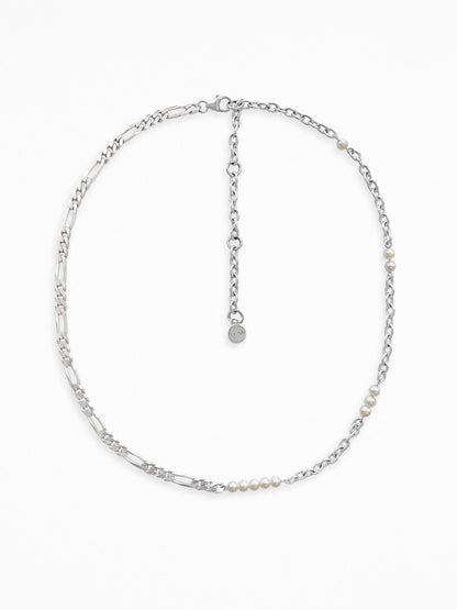 DUO CHAIN PEARL NECKLACE
